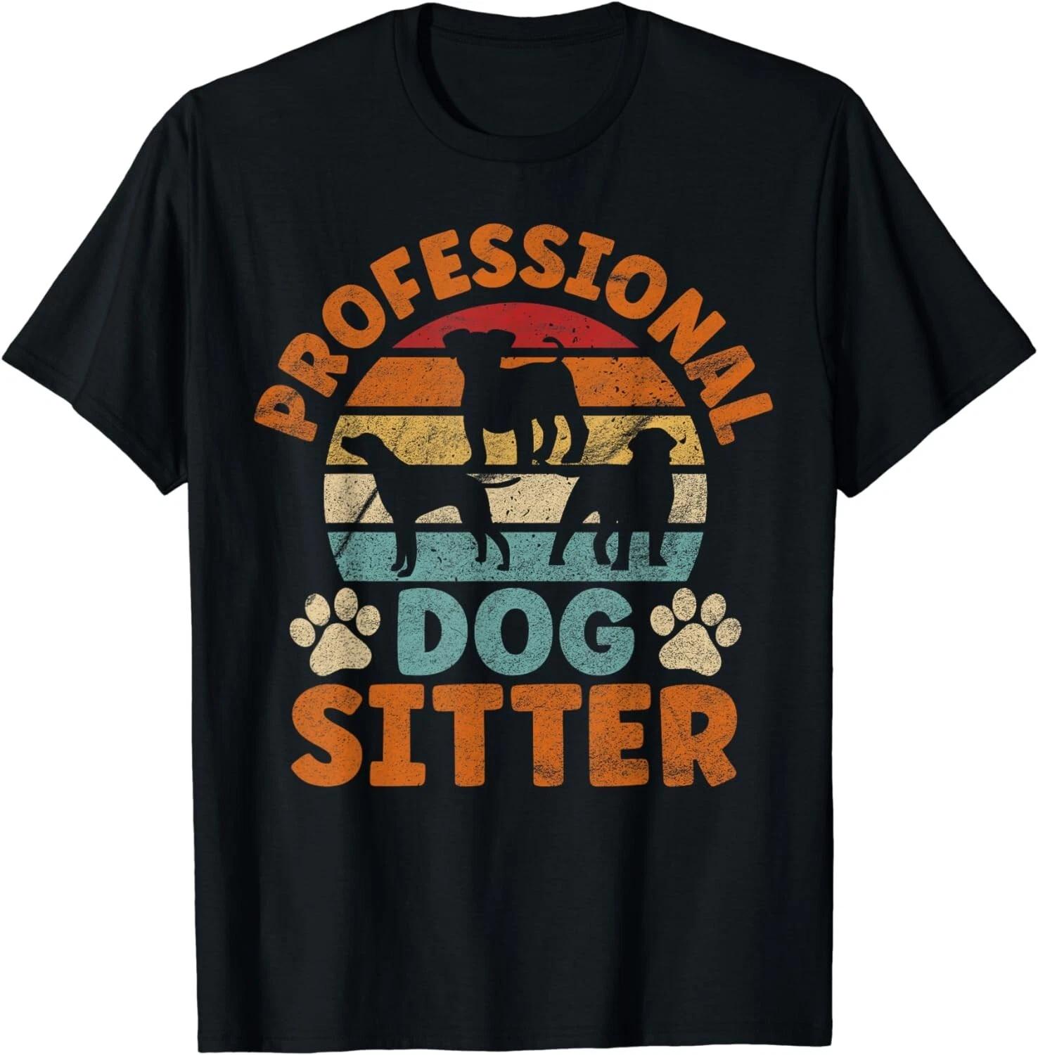 Dog Sitting Walker Sitter Pet Sitters Gift Unisex T-Shirt M