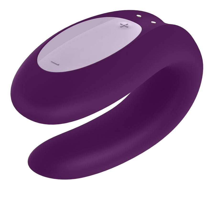 Satisfyer Double Joy Violet App Vibrator for Couples