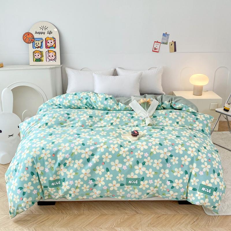 Cotton Printed Duvet Cover, Multi-color Duvet Cover, Soft Oversized Duvet Cover, Double Comfortable Single Duvet Cover