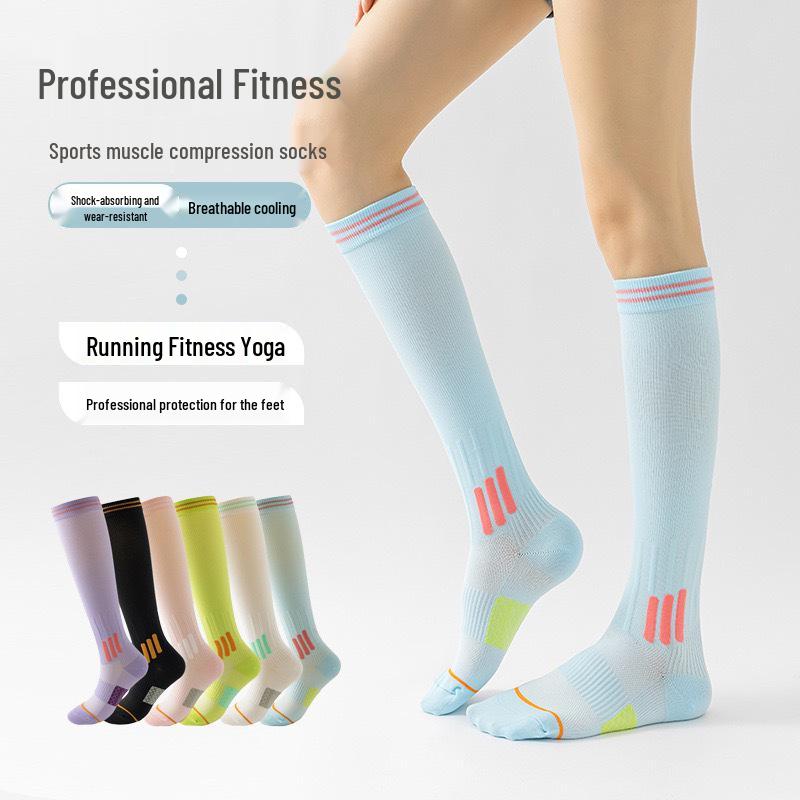 Women's Dopamine Compression Calf Socks for Yoga, Fitness, Running, and Cycling