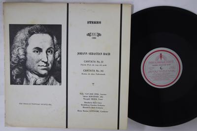LP Record BACH, NELLY VAN DER SPEK, SABINE KI - Cantata No. 52 "falsche Welt, Dir T MHS1986 MUSICAL HERITAG 1976 US Classical Used