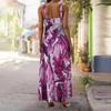 Women's Slip Dress Maxi Long Dress Island Coconut Grove Print Stitching Print Dress Spring & Summer Leisure Vacation