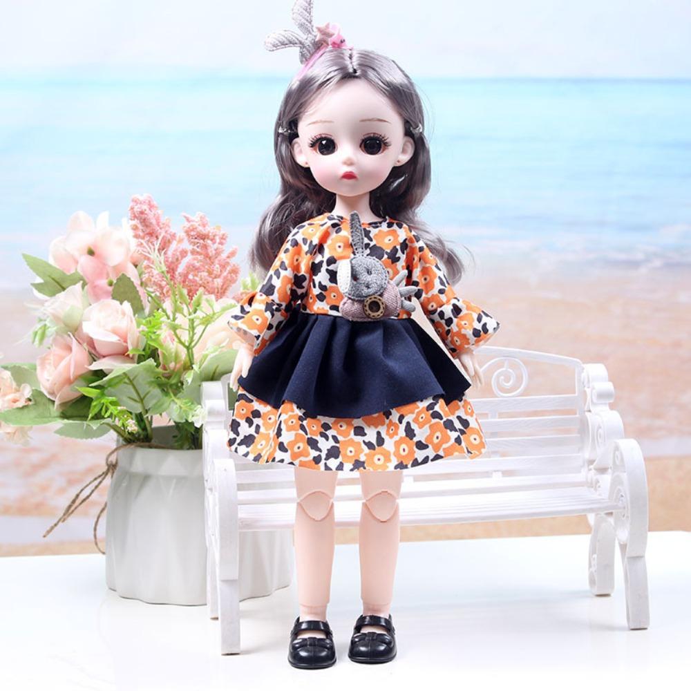 Dress Up 30cm Anime Bjd Doll Spherical Joint 30cm Articulated Toys 1/6 Bjd Dolls  Kids Toy