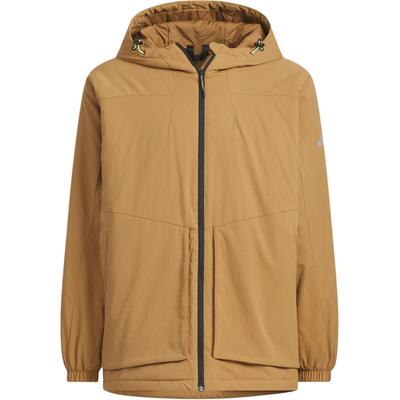 FW24 Leichte Wattierte Jacke Wasserabweisend Warm Sportlich Lässig Kapuzenmantel Herrenjacke Wüstenbraun JY4196