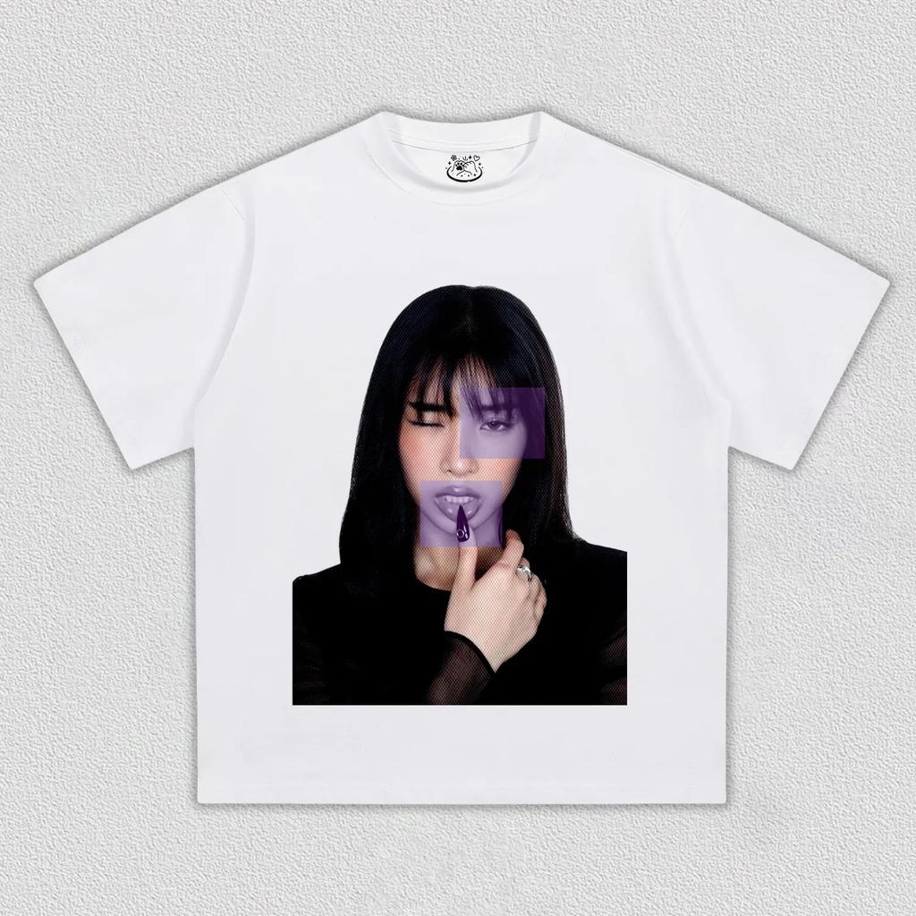 KATSEYE Hot Sale Peripherals Graphic Print T-shirts Women Unisex Fashion Cotton Tees Oversized Casual Streetwear Hip Hop Style Tops