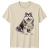 Fluffy Dog TShirt Northern Breed Dog Lover Gift For Him And Her