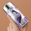 Portable Chinese Style Vacuum Cup 240ML Peacock Pattern Insulated Cup High Capacity Insulation or Cooling Thermal Water Bottle