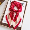 70x70cm Lightweight Square Scarf Women Polka Dot Print Silk-Like Wrap Neck Tie Hair Band Fashion Accessory