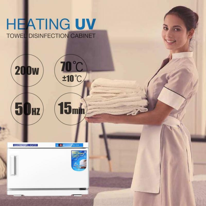 2 IN 1 Towel Sterilizer UV Sterilization Cabinet Beauty Hair Salon Spa ...
