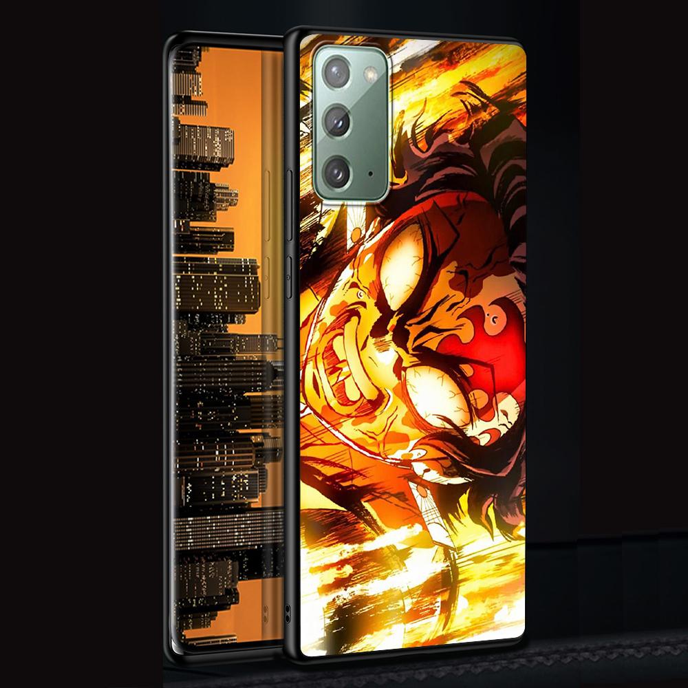 Anime Demon Slayer Case for Samsung Galaxy Note 20 Ultra 10 Lite 9 8 A53 A52 A12 S22 S21 FE S20 Plus TPU Black Phone Cover Shell