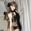 Sex Underwear Mesh Onesie Antique Cheongsam Passion Temptation Lace Perspective Open Crotch Pure Desire Sex Clothes Free