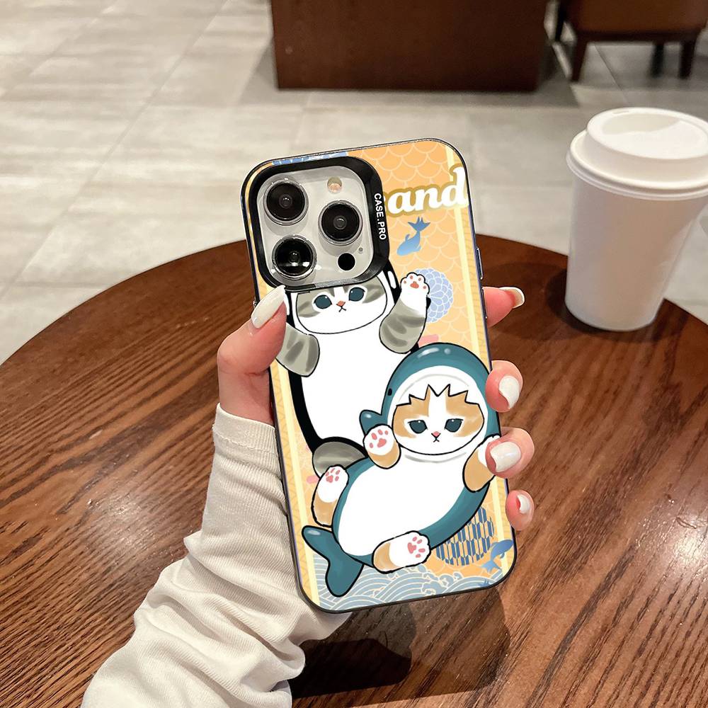 

Mofusand Cat Popular Cute Phone Cases For IPhone 17 16e 15 14 13 12 11 Plus Pro Max ProMax Colorful Covers iPhone 14 plus