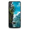 Summer Beach Scene at Sunset Case for Samsung A51 A71 A21S A12 A11 A15 A25 A31 A41 A23 A33 A53 A73 A05S A13 5G A35 A55 Cover