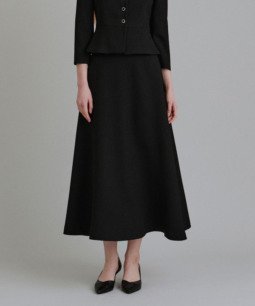 Towave Well Flare Skirt_Black