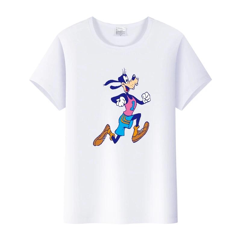 Fashion Cartoon Goofy Goof Clothes Oversized T-shirt Summer White Tees 90S Tops Harajuku Blouses Tshirt Unisex