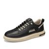 Fashion New Mens Board Shoes True Super Soft Breathable Leather Shoes for Men Thick Soled Luxury Sneakers Men Zapatos De Hombre