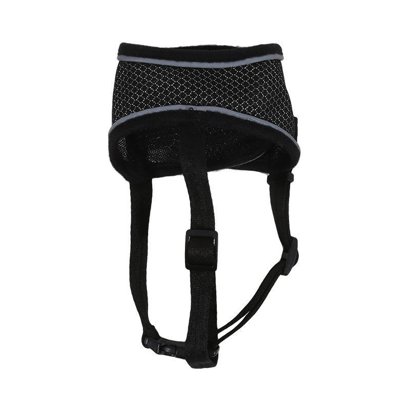 Breathable Mesh Dog Muzzle Adjustable Reflective Soft Nylon Muzzle with Buckle Strap Anti-Biting Allows Drinking Pet Training Accessory