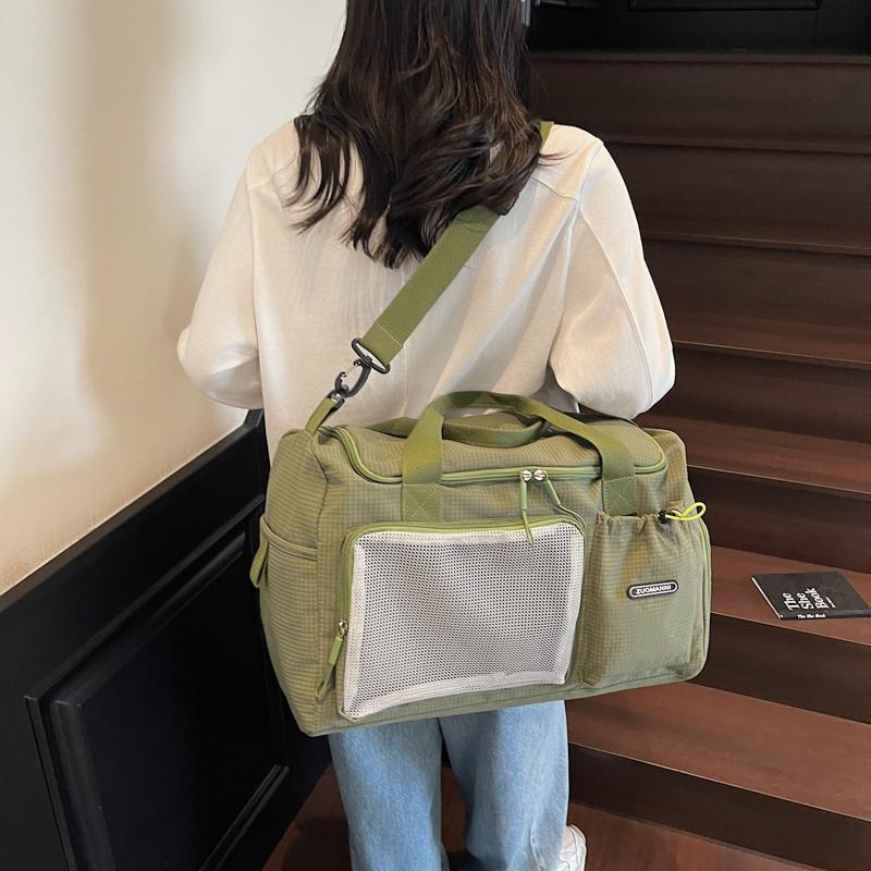 Reise-Fitness-Tasche mit großem Fassungsvermögen, wasserdichte, tragbare Sport-Duffel-Tasche für Herren, Handtasche für kurze Trainingsstrecken