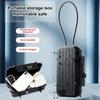 Portable Code Beach Safe Box 4-digit Combination Lock With Steel Wire Outdoor Camp Sports Cycling Swim Security Storage Box