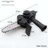 Electric Drill To Chainsaw Converter Kit with Fixed Bracket – Multifunctional Accessory for Cutting and Grinding.