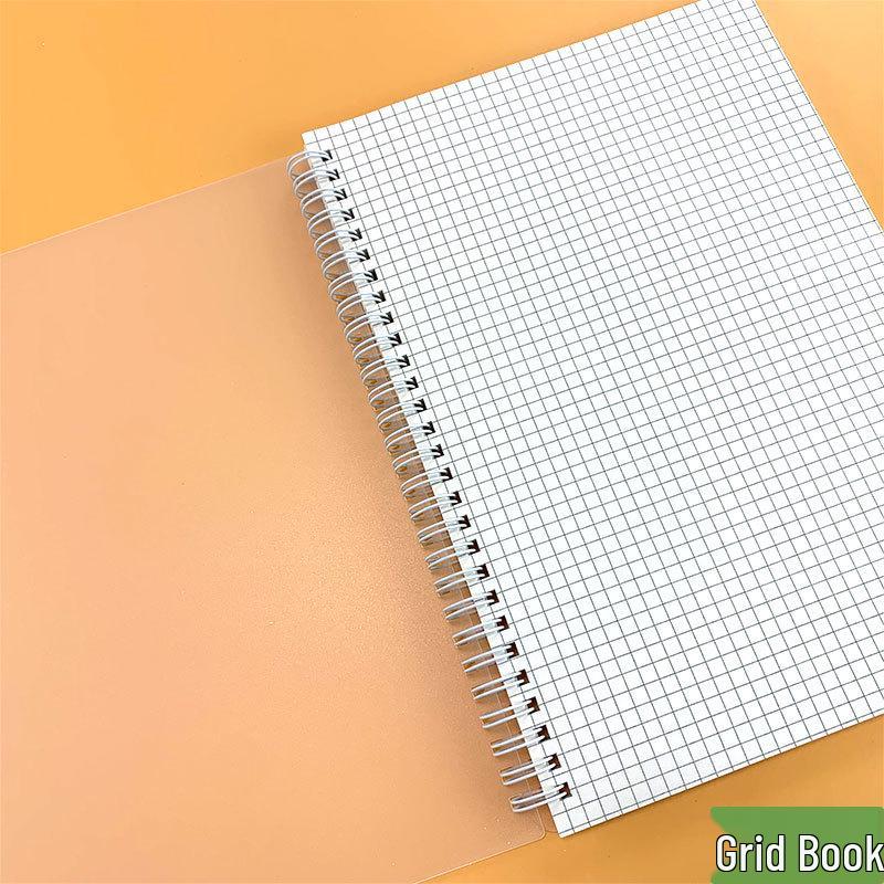 Coil Pocket Notebook - A5/B5 Grid Memo Recording Book