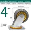 4-inch Heavy Duty Rubber Swivel Caster Wheel