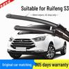 Compatible with JAC Refine S3 2018: Silent Frameless Wiper Blade 13-17"