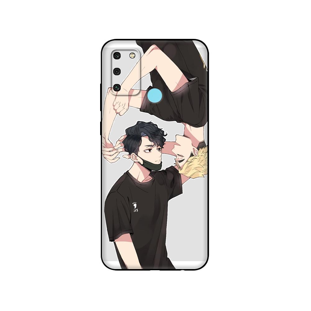 Black tpu Case For Huawei Honor 8a Prime 8s Prime 9 Lite honor 9A 9C 9X Premium 9x Pro 9S Case Cover  Miya Atsumu Haikyuu