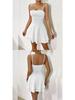 Women's European & American Style Sexy Spaghetti Strap Backless Dress