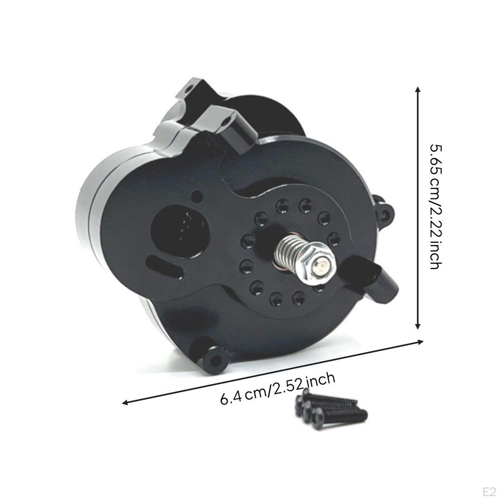 1:12 Scale RC Car Motor Gearbox Assembly Machined with Metal Gears Easy
