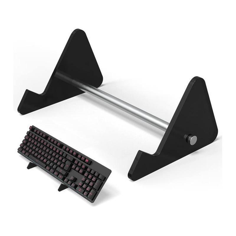 Keyboard Display Stand Transparent Acrylic Keyboard Holder Compute Mechanical Keyboard Storage Stand For Room Exhibition Halls