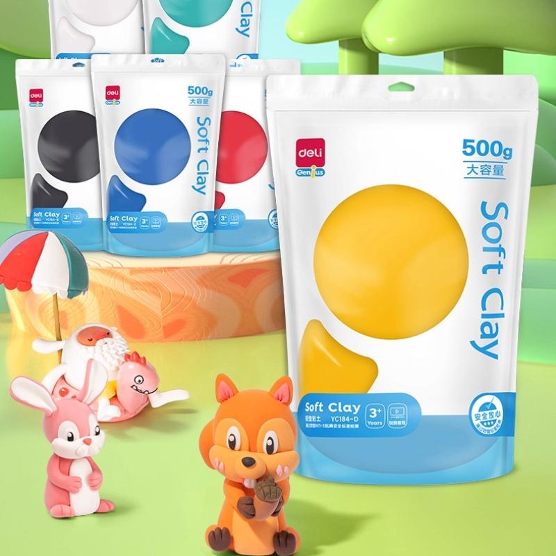 500g Ultra-light Clay Rich Color Soft Non-sticky Hand for Children's Handmade DIY Ornaments Model Crafts