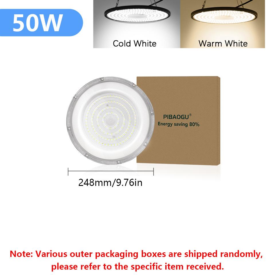 Сверхяркий высоковольтный светильник потолочный светильник AC85-265V водонепроницаемый более высокий рабочий свет гаражный свет промышленный для склада завода Warm White