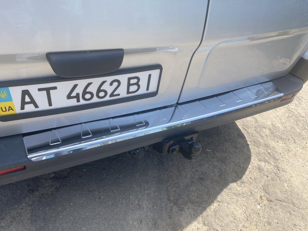 Heckstoßstangenschutzleisten Carmos V1 (rostfreier Stahl) für Renault Trafic 2001-2015