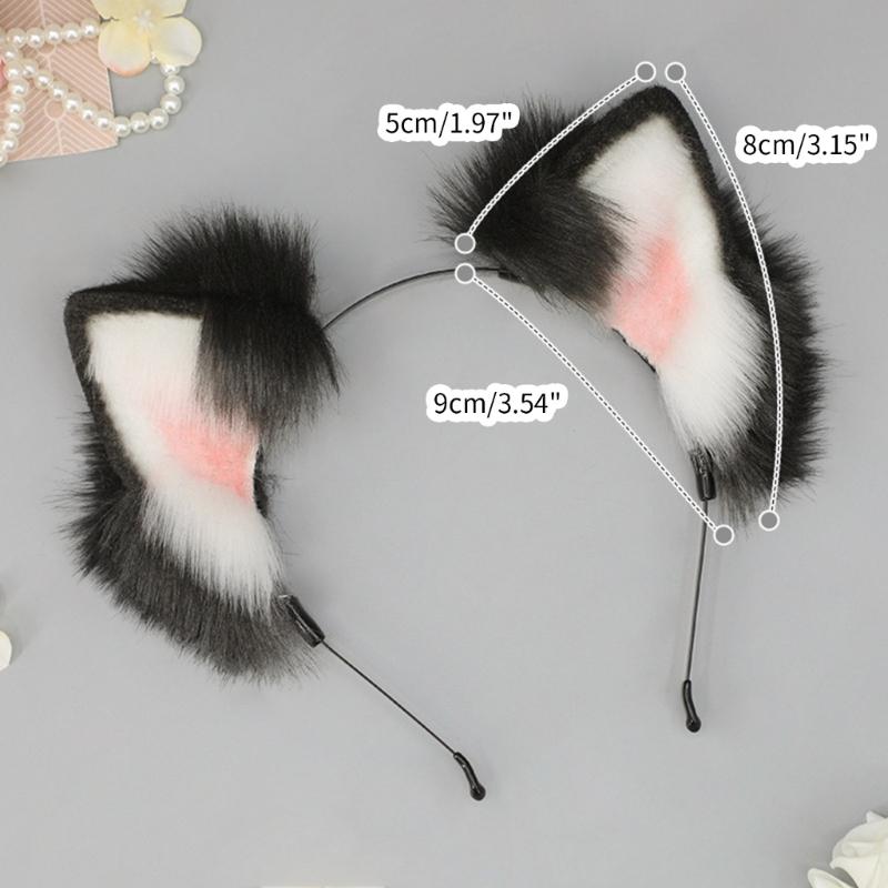 Halloween Cartoon Katzenohren Haarreif Frau Stirnband Make-up Stirnband für Ostern Karneval Cosplay Haaraccessoires