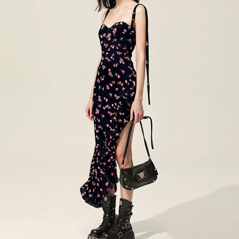 

Новое французское прозрачное милое плиссированное праздничное платье на подтяжках для лета 3XL