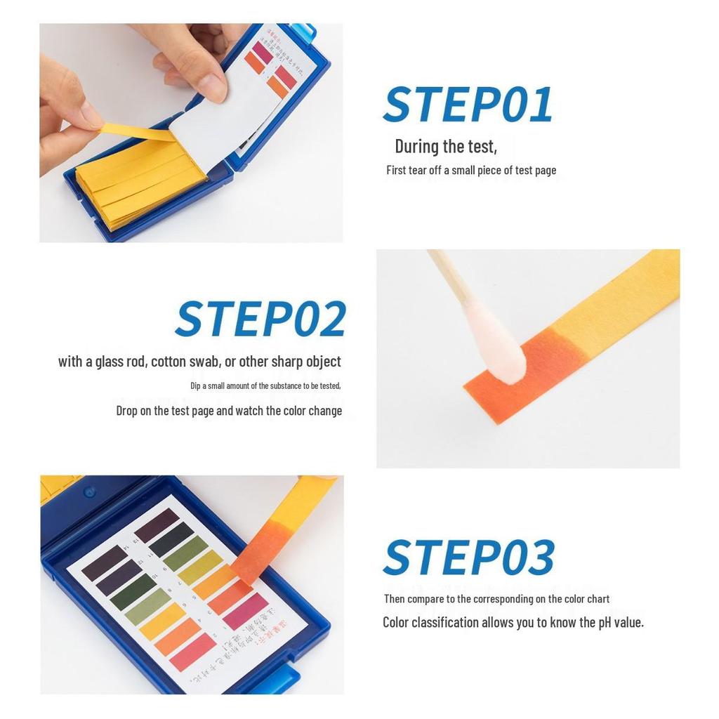 80-Piece pH Test Strips for Water and Urine Acidity/Alkalinity Detection [Newcomer Discount Included]