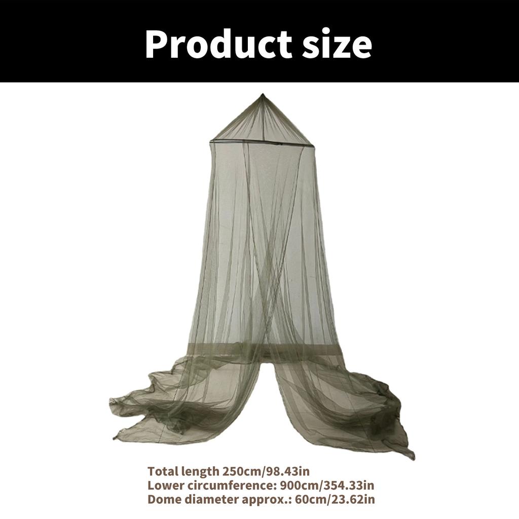 Outdoor Dome Mosquitoes Netting Camping Bedding Patio Mosquitoes Netting Portable Fly Netting for Single Camping Use
