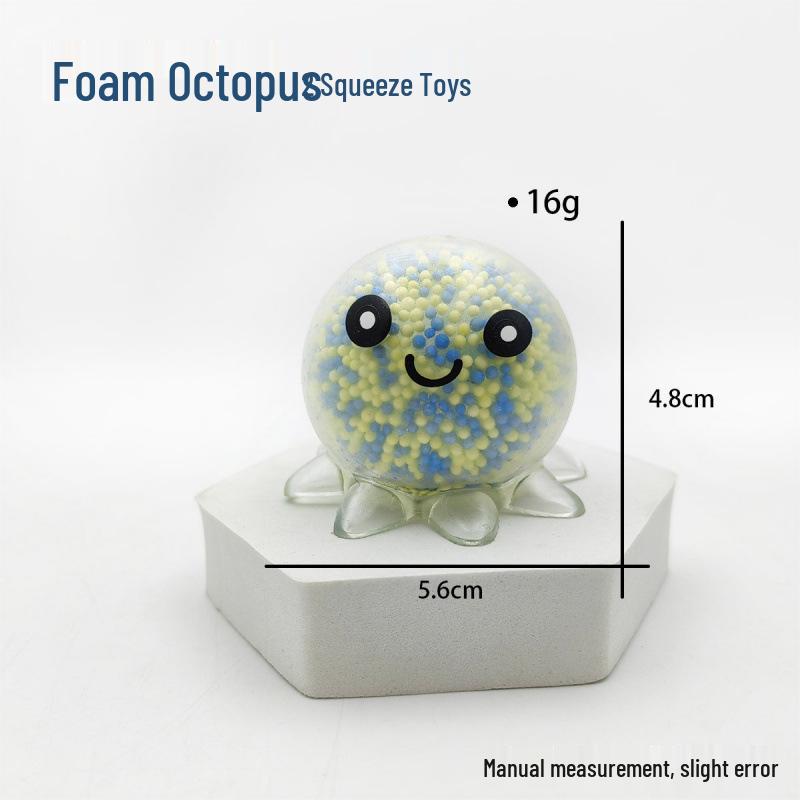 Unzip Foam Octopus Squeeze Toy: Creative Stress Relief