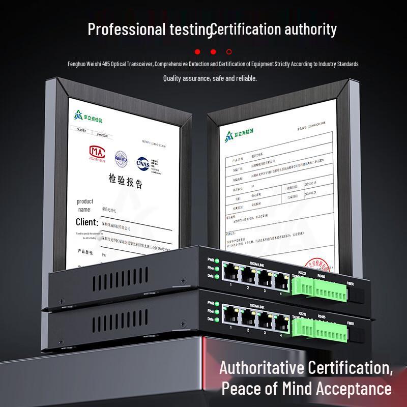 Fenghuo Weishi Multi-Channel Industrial Fiber Optic Transceiver