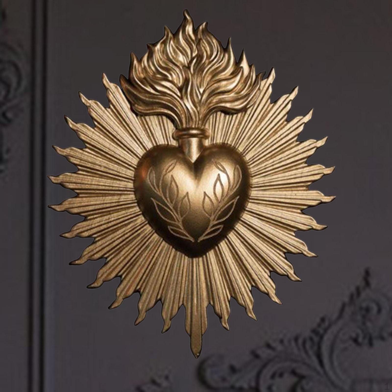 

Готическое искусство, религиозный предмет декора для дома и отеля золотистый