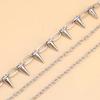 Personality Trendy Punk Rivet Stage Show Multi-layer Metal Multi-layer Trouser Chain for Men Women Jeans Waist Chain Accessories