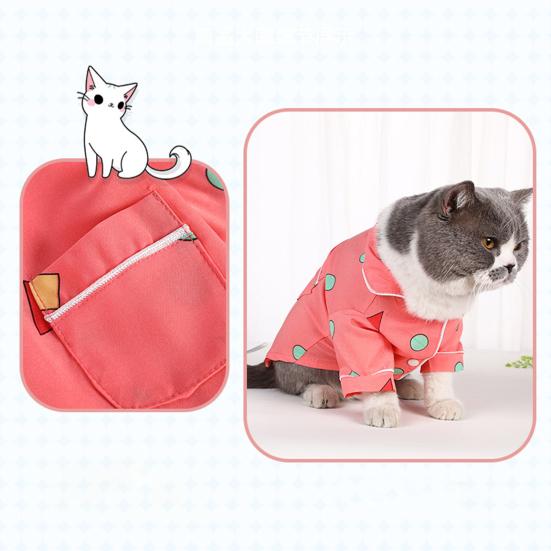 Pet Pajamas Comfortable Breathable Friendly To Skin Summer Pet Two-legged Dog Loungewear Pet Garment