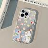 Colorful Cute Cat Pattern Back Mirror Phone Case For iPhone 17 16 15 14 13 12 11 Pro Max 17 Air X XR XS 8 Plus Shockproof Cover