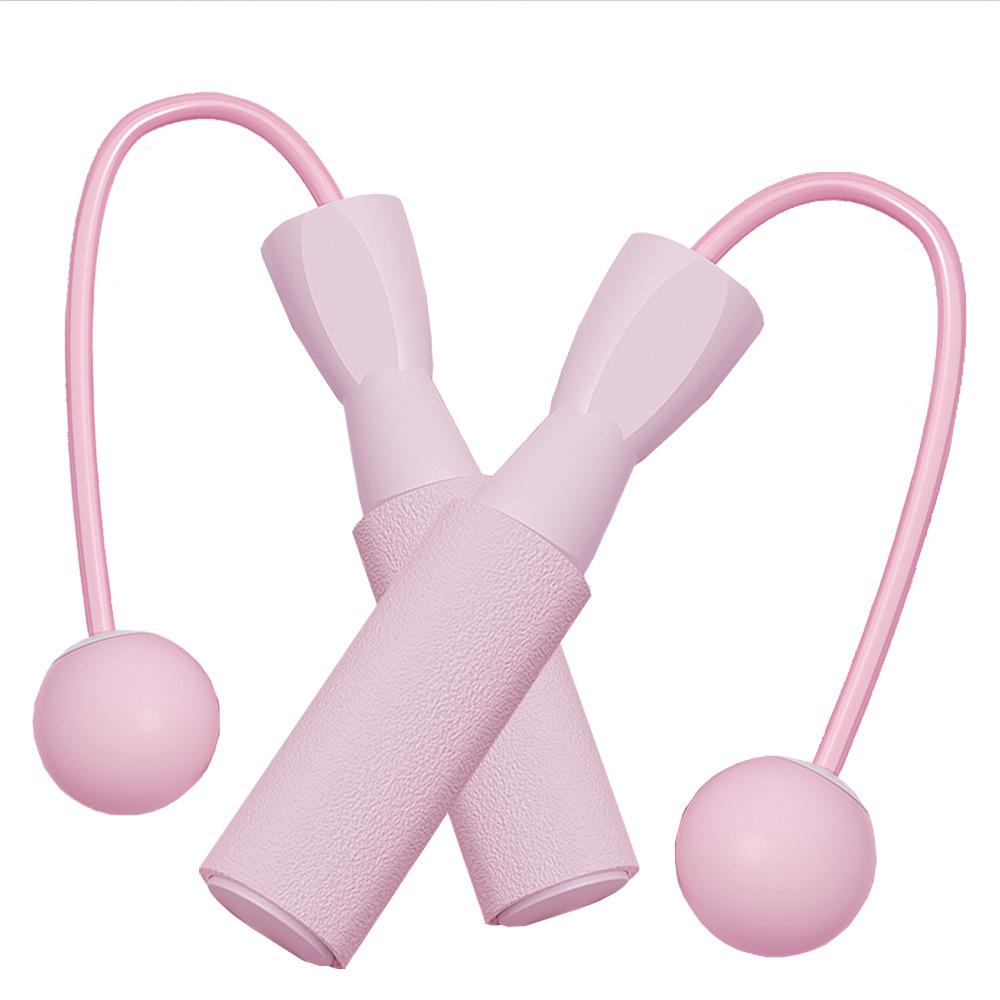 Weighted Cordless Skipping Rope with 32CM Small Ball for Adults & Kids