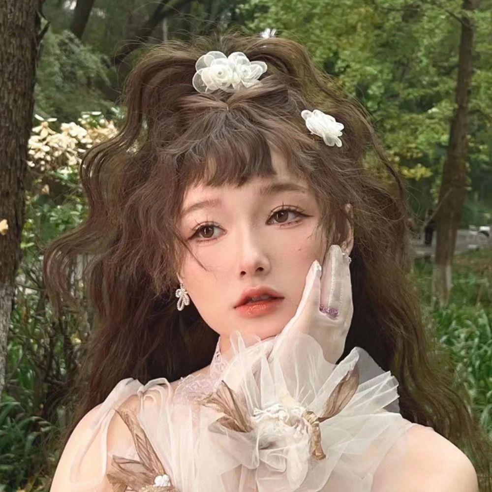 Luxury Bride Hair Clips Pearl Wedding Headwear Temperament Flower Bridal Hairpin  Hair Jewelry