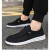 Fashion Fashionable Casual Trendy Men's Breathable Lightweight Lazy One Foot On Canvas Shoes Comfortable Versatile Flat Shoes