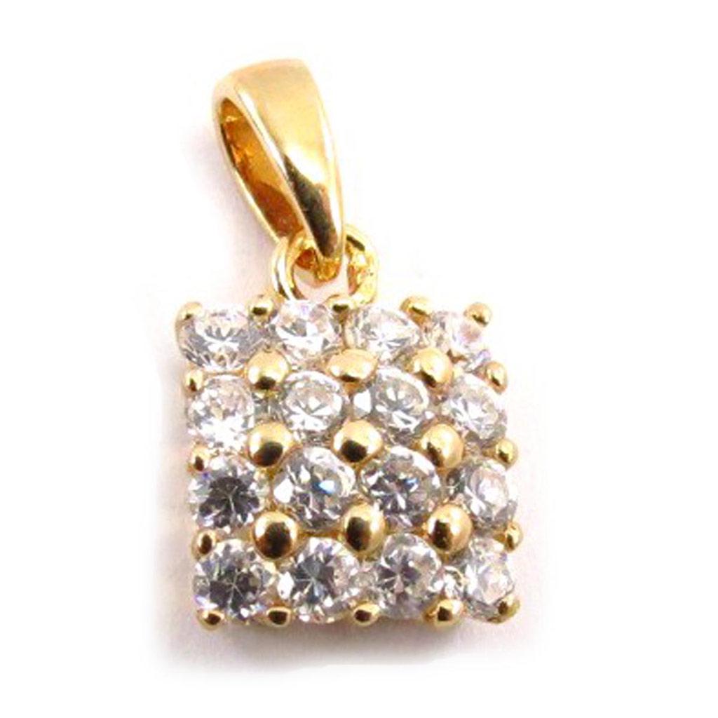 

Les Trésors De Lily [C5640] - Кулон Pavé de Strass с покрытием из белого золота