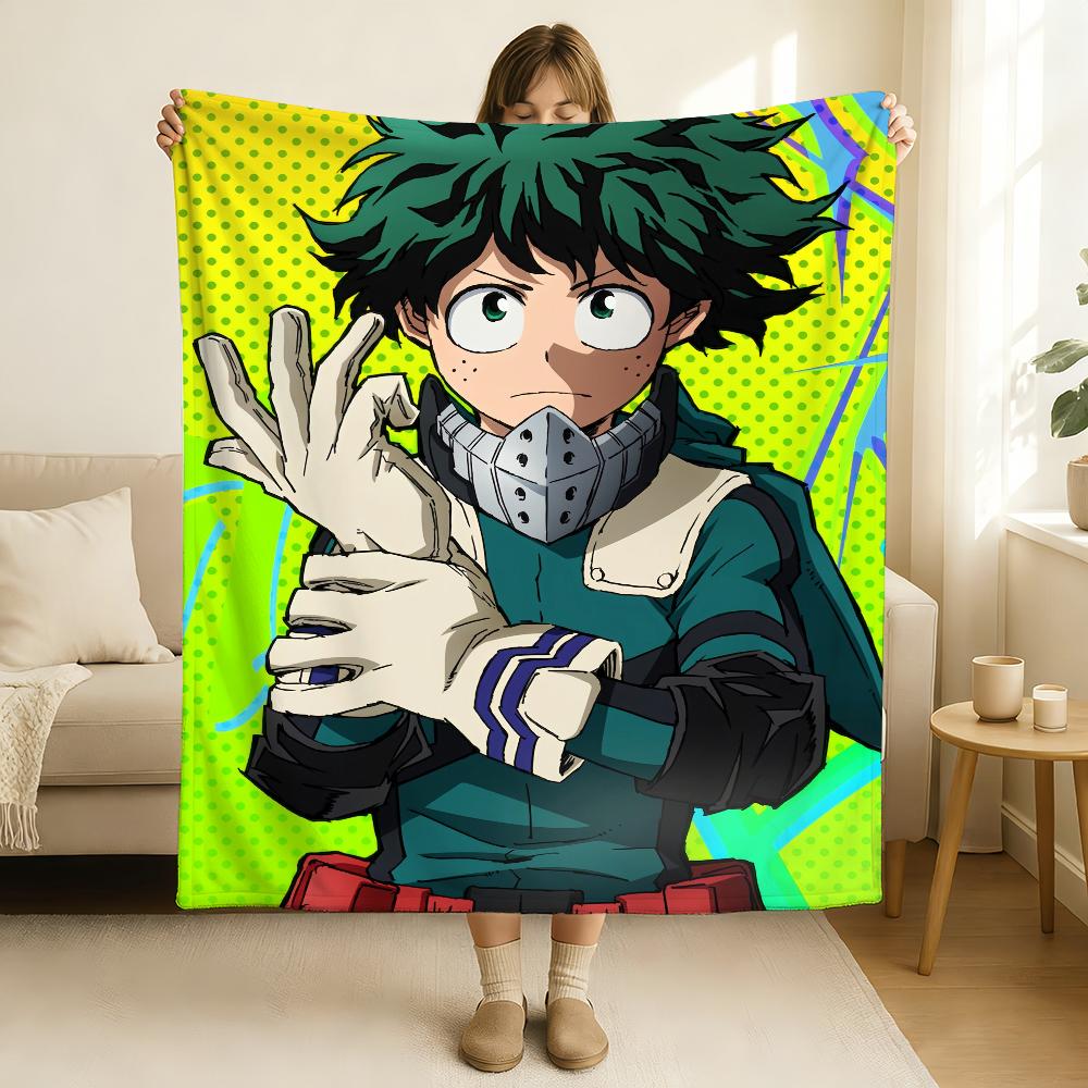 Anime My Hero Academia Blanket Soft and Skin Friendly For Couch Bed Napping Bedspread All Seasons Comforter