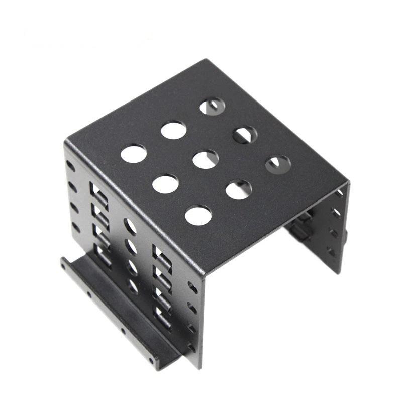4 Bay 2.5 Inch To 3.5 Inch Ssd Hard Drive Enclosure Caddy Chassis Internal Mounting Adapter Bracket Aluminum Alloy Tray Holder